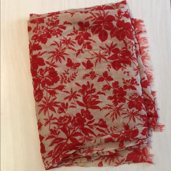 J. Crew Accessories - J. Crew floral scarf